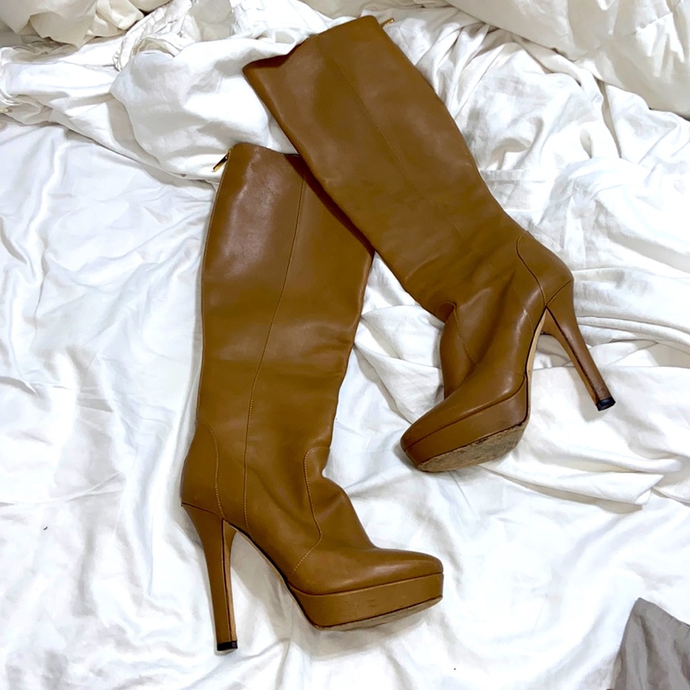 Jimmy Choo leather high boots